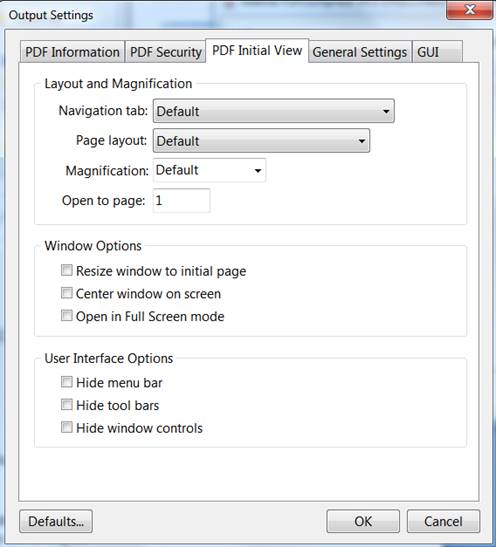 Pdfxcview command line options