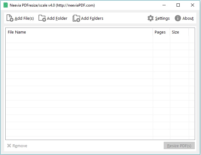 resize pdf files using neevia pdfresize scale resize pdf file